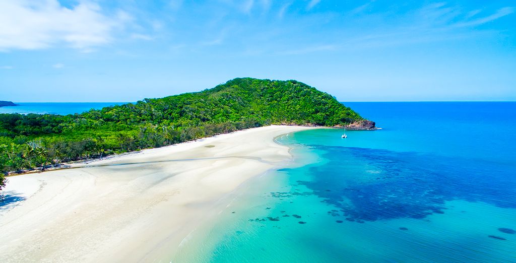 Ciudades, arrecife y selva tropical en Australia