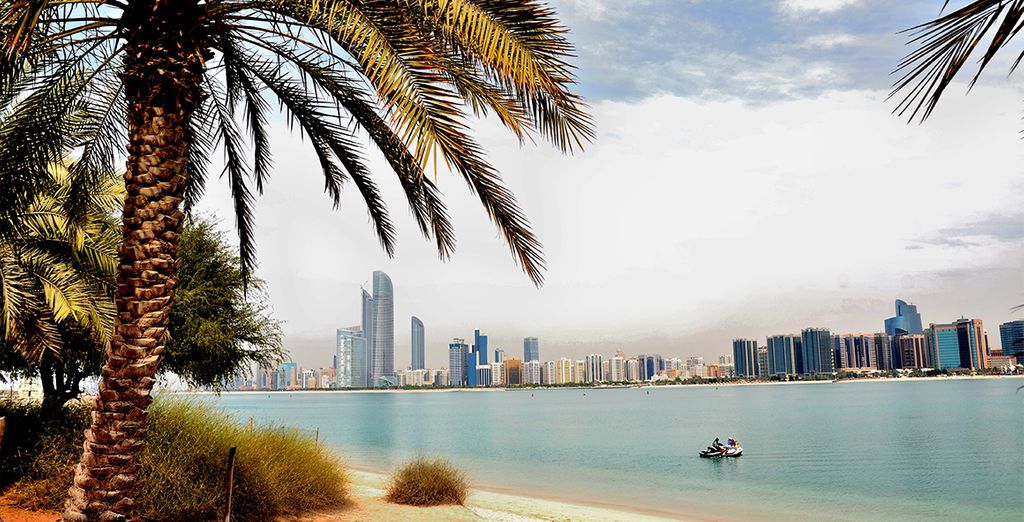 Photographie de la ville d'Abu Dhabi aux Emirats Arabes Unis