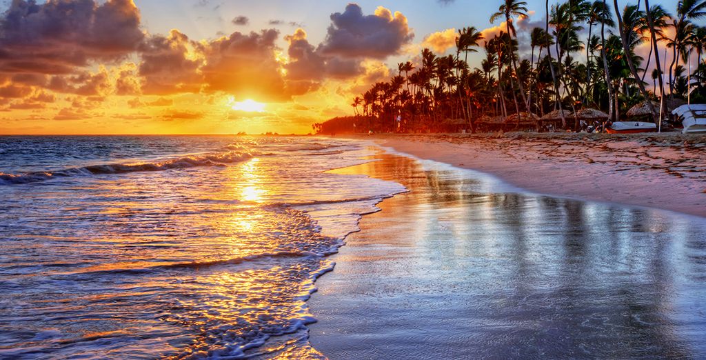 Coucher de soleil aux Bahamas