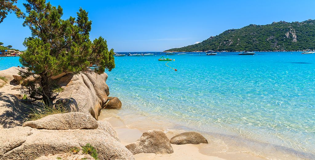Fotografia delle splendide spiagge e coste di Ajaccio in Corsica