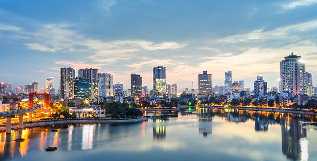 Fotografia della città di Hanoi in Vietnam