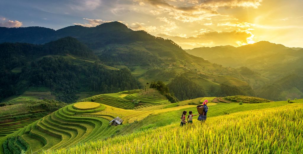 Tour privato del Vietnam con estensione mare a Ho Tram