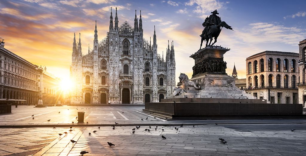 The beautiful city of Milan