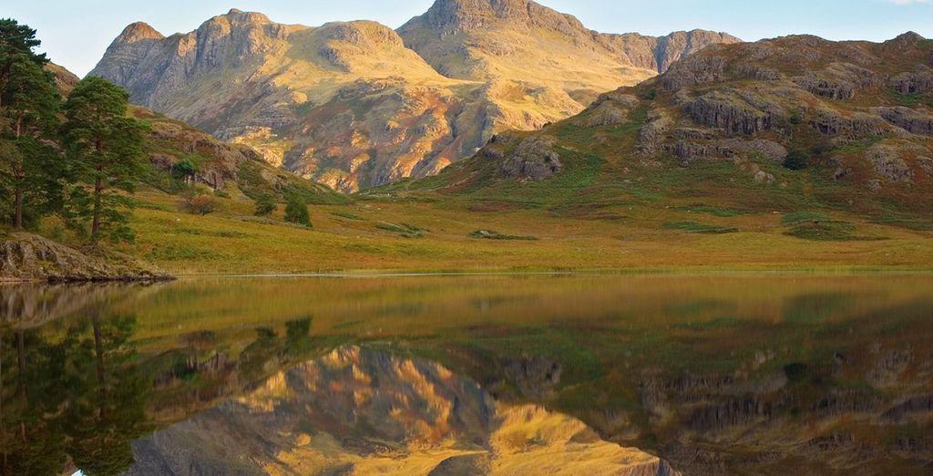 Beautiful mountains in England