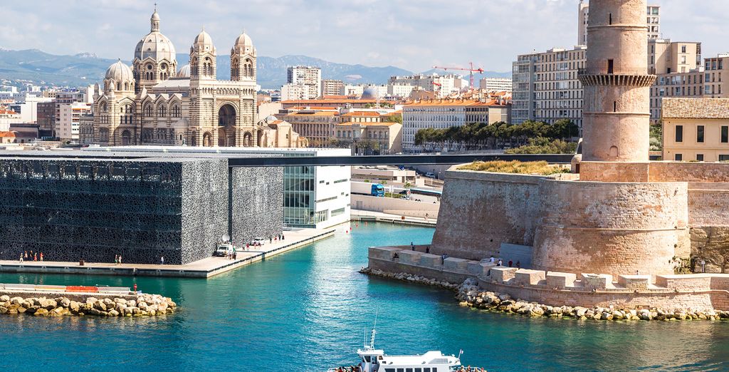 The famous architecture of the musem MUCEM