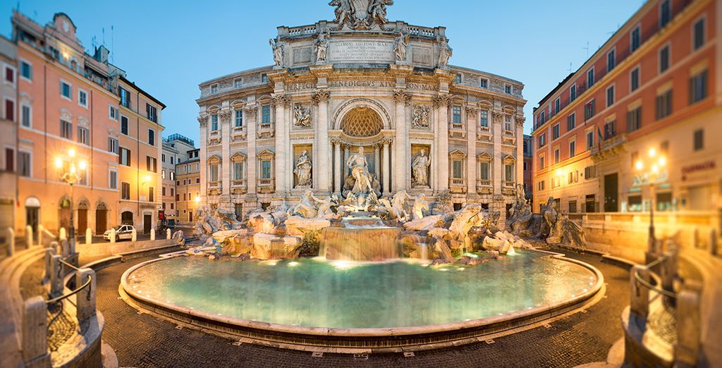 Trevi fountain in Rome