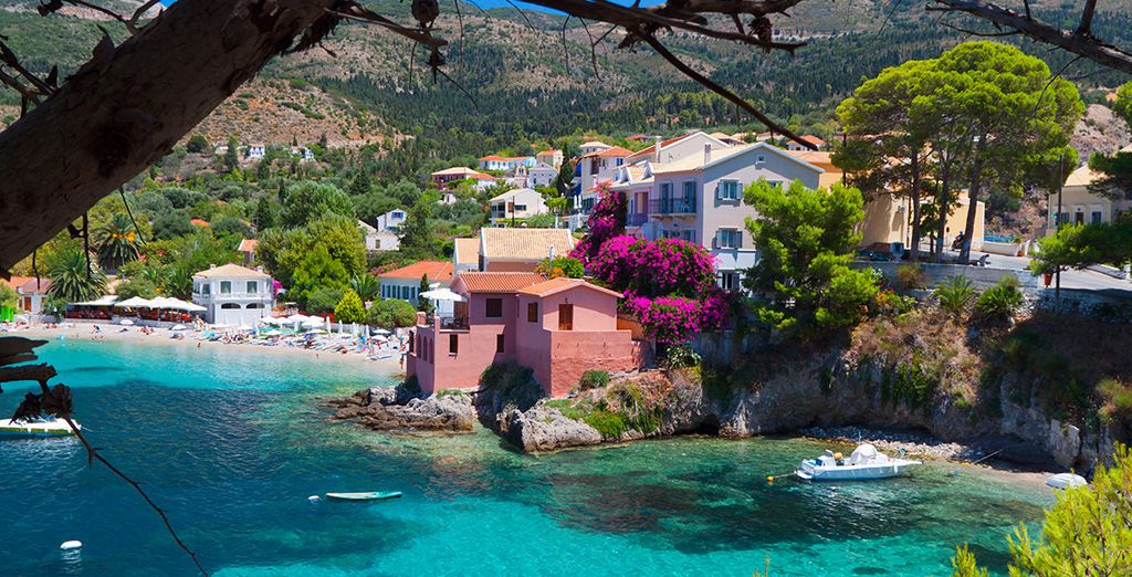 Exploring idyllic local villages and beaches in Ionian islands