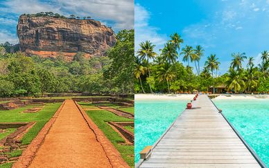 Circuit privatif Sri Lanka et séjour balnéaire aux Maldives