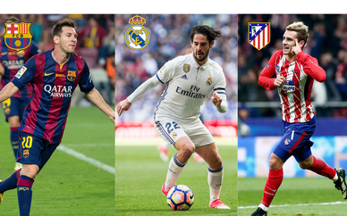 FC Barcelona, Real Madrid e Atletico Madrid