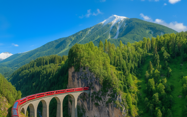 Panoramazugfahrt mit dem Glacier Express