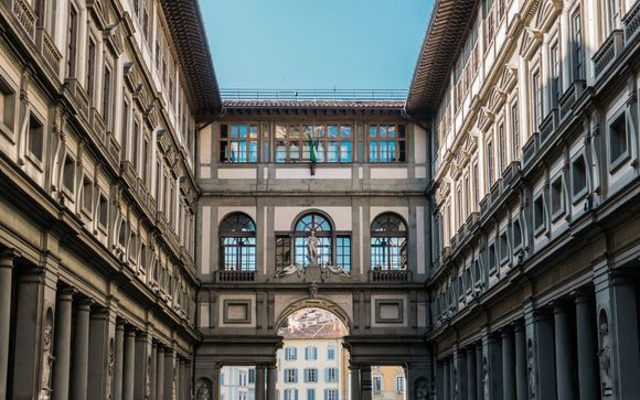 Ein Ticket ohne Anstehen für die Uffizien mit Audioguide