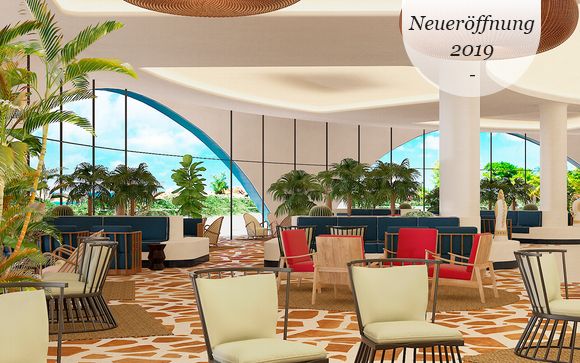 Brandeues Luxushotel am Meer