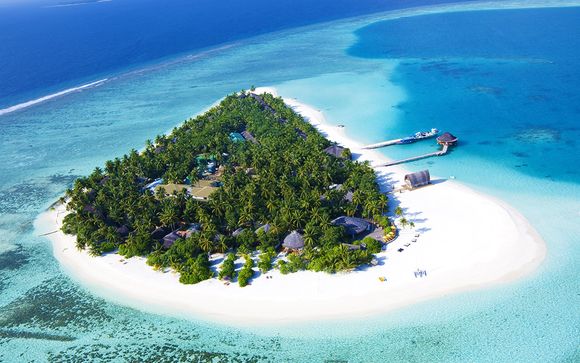 Beachfront Villa auf privatem Atoll im Paradies