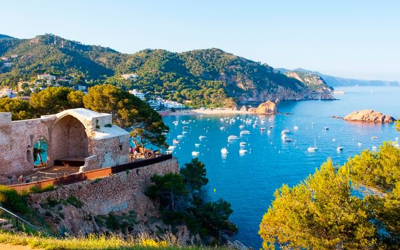 A 300 m de la playa en la Costa Brava