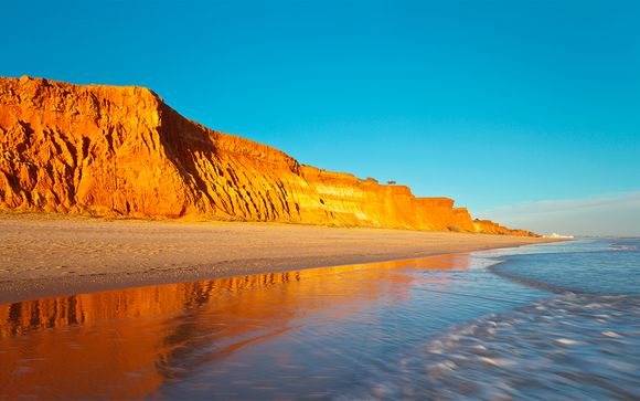 Apartamento cálido y familiar cerca de Praia da Falésia