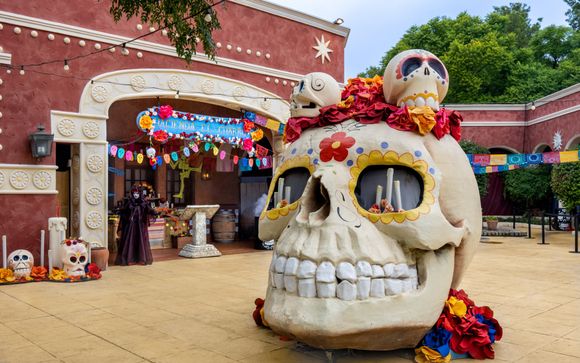 Il règne une atmosphère effrayante dans ce parc d'attractions !