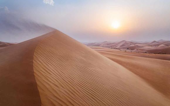 Safari dans le désert d'Abu Dhabi