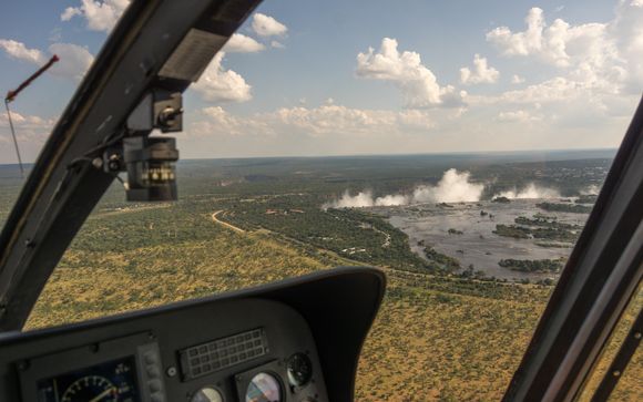 Vol en hélicoptère au-dessus des chutes - 15 min (inclus pour les séjours à partir de 7 nuits)