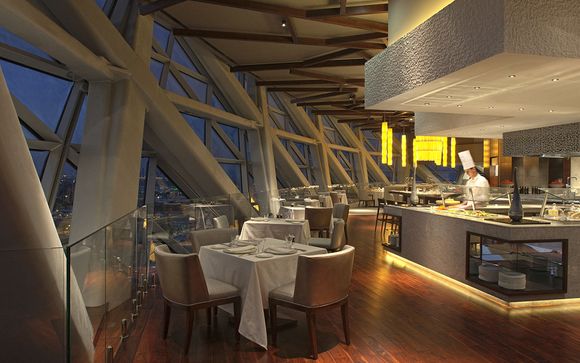 Poussez les portes de l'hôtel Andaz Capital Gate 5* a concept by Hyatt à Abu Dhabi