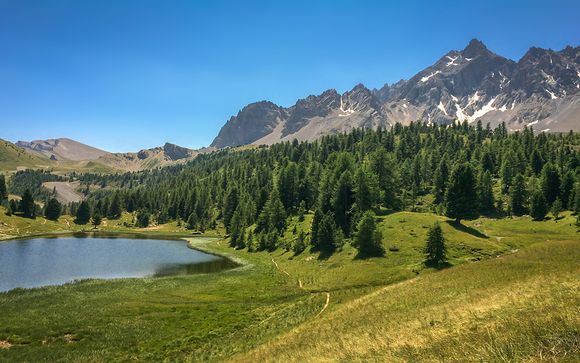 Belvédère ensoleillé sur la vallée