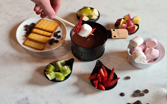 Appréciez votre fondue au chocolat...