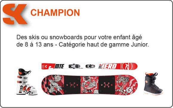 La location de matériel de ski 
