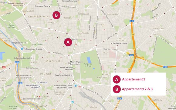 Découvrez la situation géographique des appartements