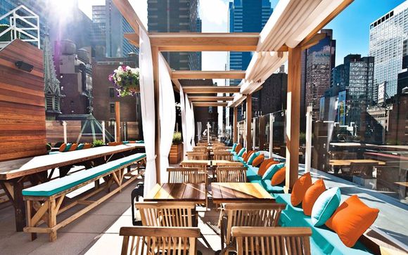 Rooftop exclusif au cœur de Times Square