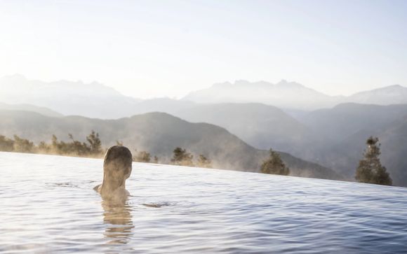 Immersione di benessere nel cuore delle Dolomiti