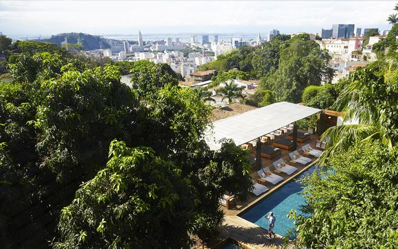 Esclusivo boutique hotel nel centro di Rio con piscina