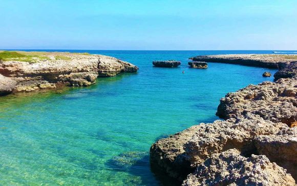 Pensione completa e servizio spiaggia nel cuore della Puglia