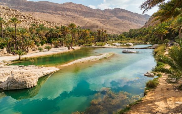 Wadi Bani Khalid & Wahiba Desert Tour (bij een verblijf vanaf 7 nachten) en optioneel Wadi Shab Tour (bij een verblijf vanaf 8 nachten)