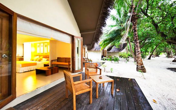 Uw strandverlenging in hotel Adaaran Select Hudhuranfushi 4*