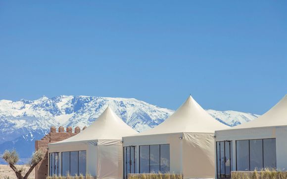 Luxury camp in Agafay Desert