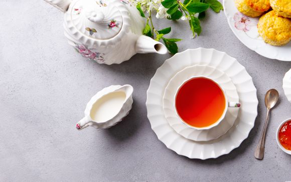 Included cream tea